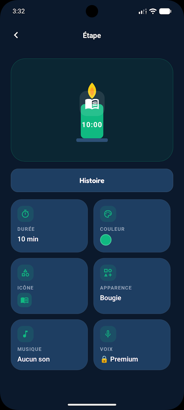 Aperçu de Routine Zen